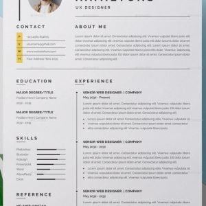 Plantilla de Curriculum Vita Cronologica